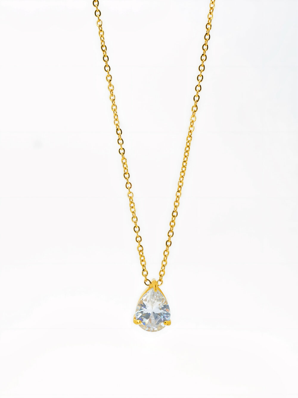 Teardrop Crystal Necklace